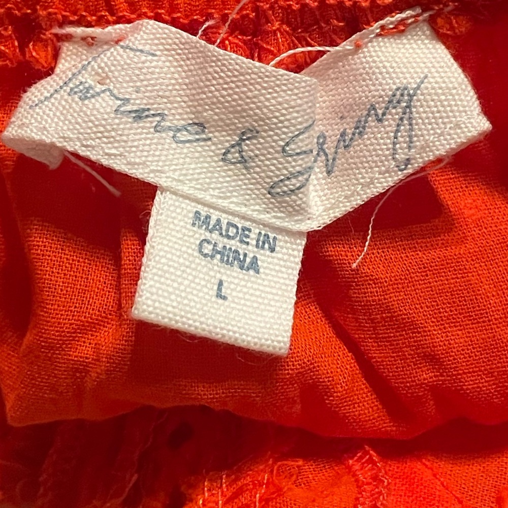 Red Ruffle Blouse - Picture 4 of 7